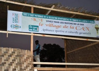 AFRICA CUP OF NATIONS COTE D,IVOIRE 23: Un   VILLAGE  de la CAN à NKOLBIKOGO dans la MEFOU et AFAMBA