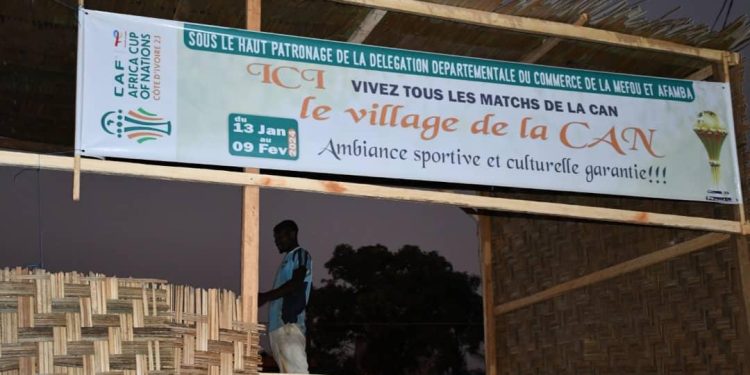 AFRICA CUP OF NATIONS COTE D,IVOIRE 23: Un VILLAGE de la CAN à NKOLBIKOGO dans la MEFOU et AFAMBA