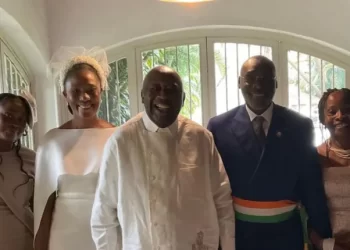 Cote d&rsquo;Ivoire:L’ancien président  Laurent Gbagbo et  Hadia Nadiany Bamba convolent en justes noces