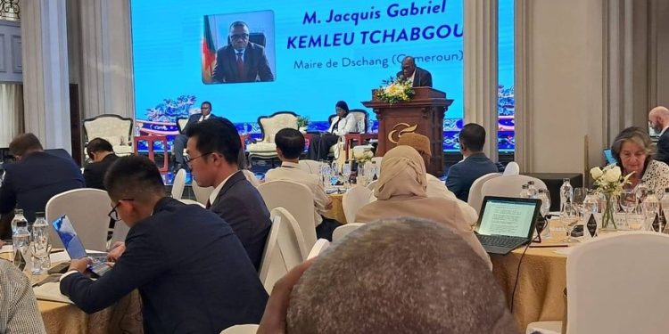Vietnam :AIMF /Le maire de Dschang, Jacquis Kemleu Tchabgou porte la voix du Cameroun