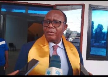 Cameroun/GALIM-OUEST/Le Maire Tshouongang Elie Saker, Président de la Commission Communale de campagne pour la Présidentielle du 12 octobre prochain a galvanisé les troupes le  mardi 16 septembre 2025.