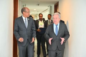 RENCONTRE A.GUTERRES ET M.YOUSSOUF