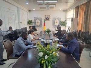 Audience de l'Ambassadeur d'Italie au MINCOMMERCE