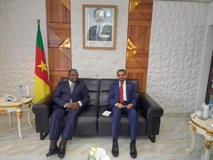 visite du diploamate émirati au MINCOMMERCE