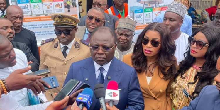 CAMEROUN-GAZ DOMESTIQUE-UNE IMPORTANTE DELEGATION DE LA CAISSE DE STABILISATION DES PRIX DES HYDROCARBURES (CSPH) SOMBO